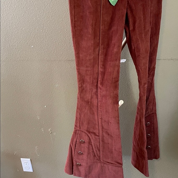 FARM Rio Rust Corduroy Flare Pants - Picture 5 of 10